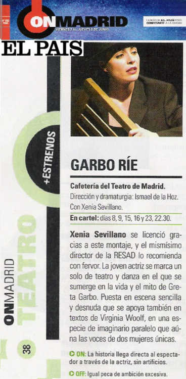 Art�culo On Madrid  / El Pa�s
